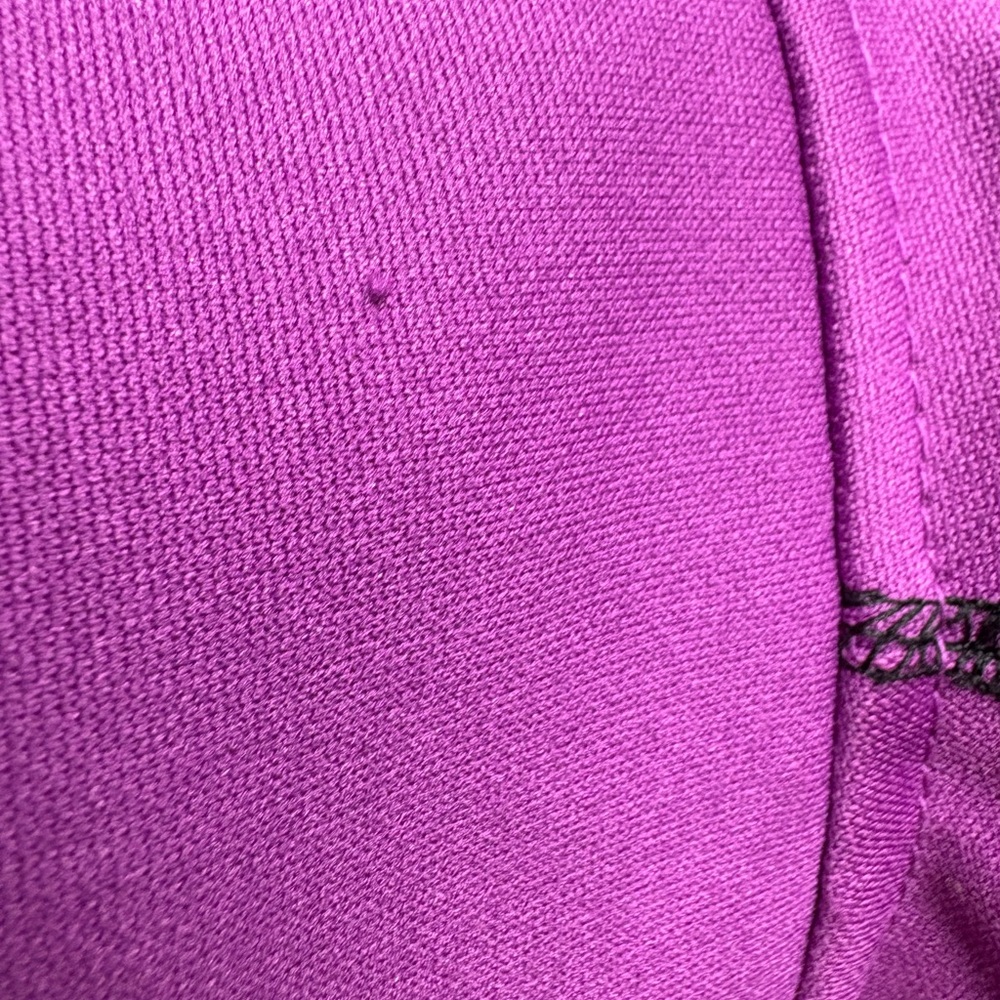 Be inspired Women’s S Purple & Black Athletic Workout Zip Up Jacket - Picture 6 of 7